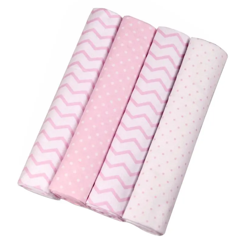 100% хлопок для новорожденных Детское одеяло очень мягкие фланелевые получения