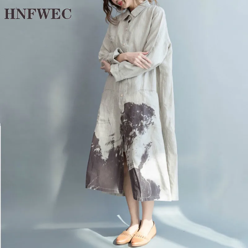 Новинка 2018 летняя осенняя специальная с принтом длинным рукавом однобортная