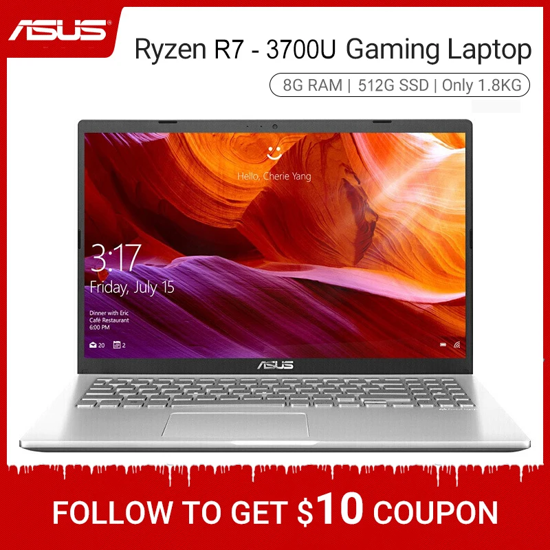 Ноутбук ASUS FL8700 Pro ноутбук 2020 15 6 дюйма AMD R7 3700U/R5 3500U Vega8/Vega10 8 ГБ ОЗУ 512 Гб SSD тонкий и