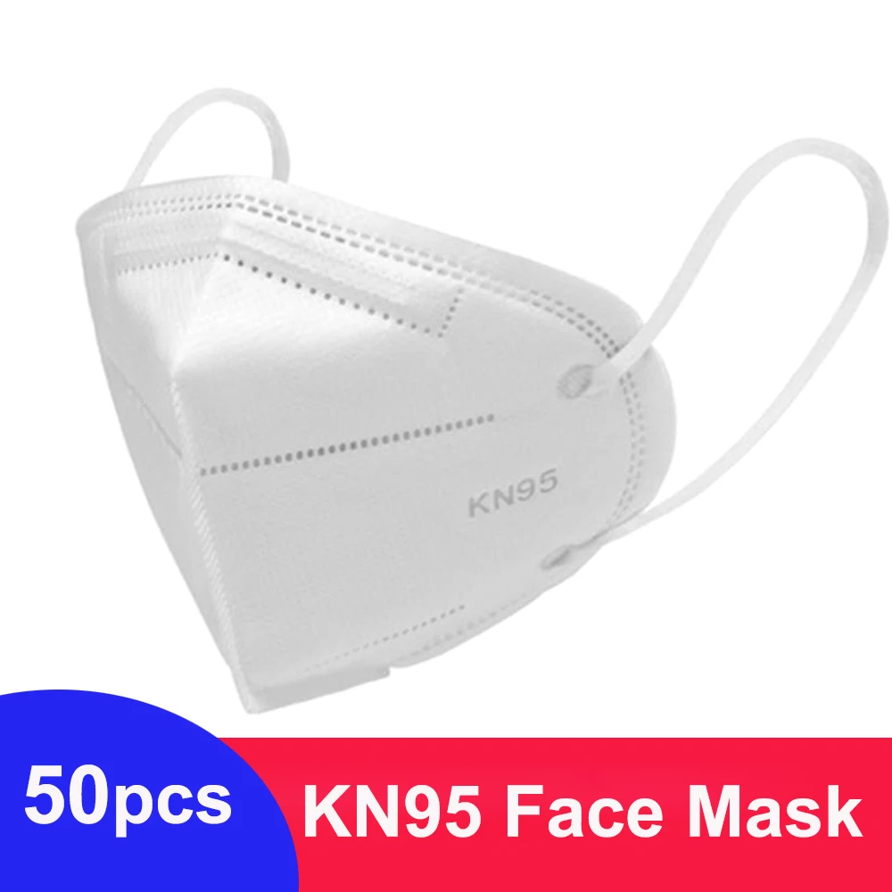 Маски для лица KN95 противопылевые одноразовые с защитой от пыли | Красота и