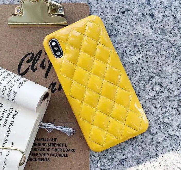 Orange PU кожаный чехол для мобильного телефона для iPhone 11 Pro X Xr Xs Max 8 7 6 6s Plus роскошный аристократический чехол для девочки - Цвет: Orange