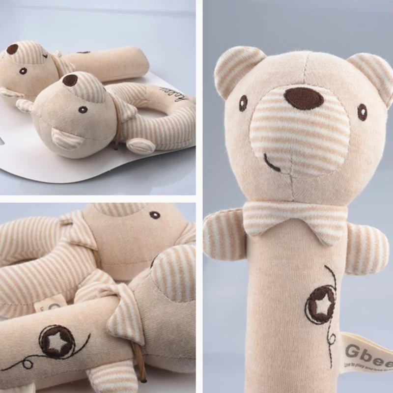 

Baby Toys Newborn Cartoon Animal Stroller Rattles Mobiles Bell Toy Toddler Early Educational Infant Soft Toys New Arrival
