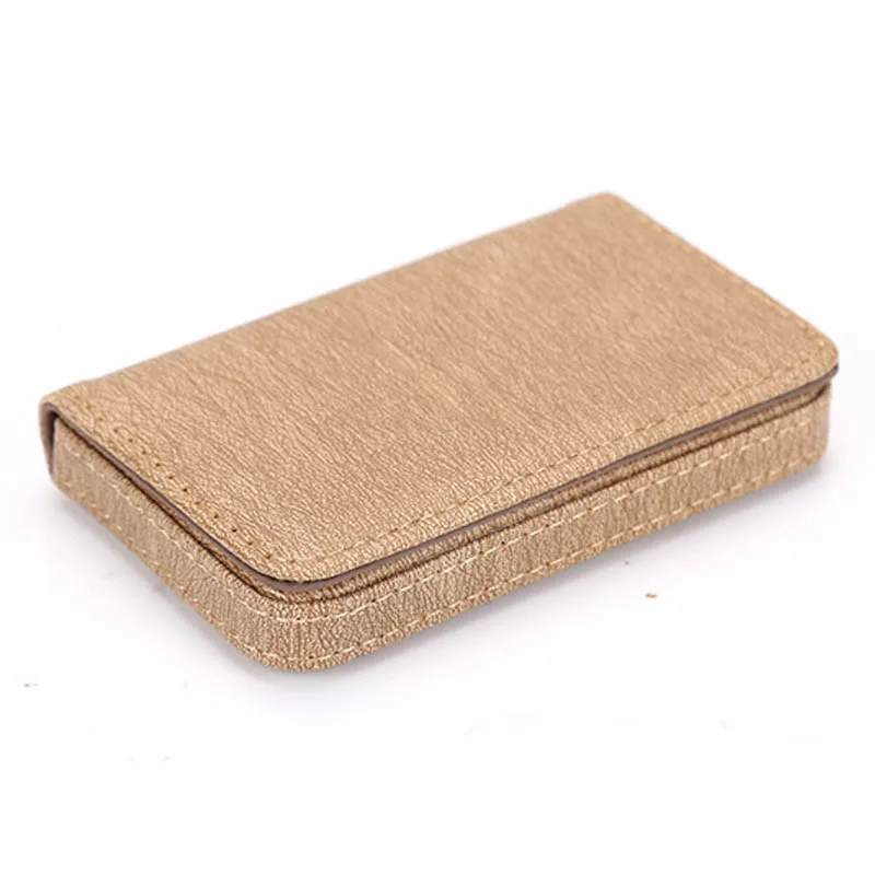 apricot Itapkris Мужской PU кожаный ID держатель для кредитных карт Модный женский RFID Кошелек защитный держатель для банковской карты органайзер для путешествия черный - Цвет: apricot