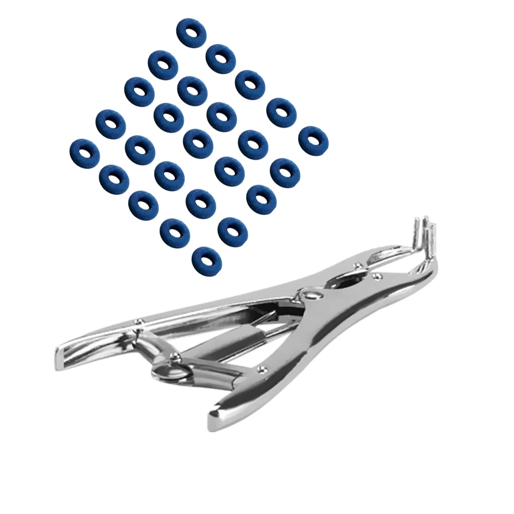 Плоскогубцы ELASTRATOR кастратор резиновое кольцо аппликатор стыковка + кольца | Дом и