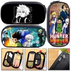 Чехол для карандашей Hunter X Hunter, детская мультяшная Аниме Сумка для ручек, пенал на молнии, канцелярская сумка для хранения, Женский чехол для косметики