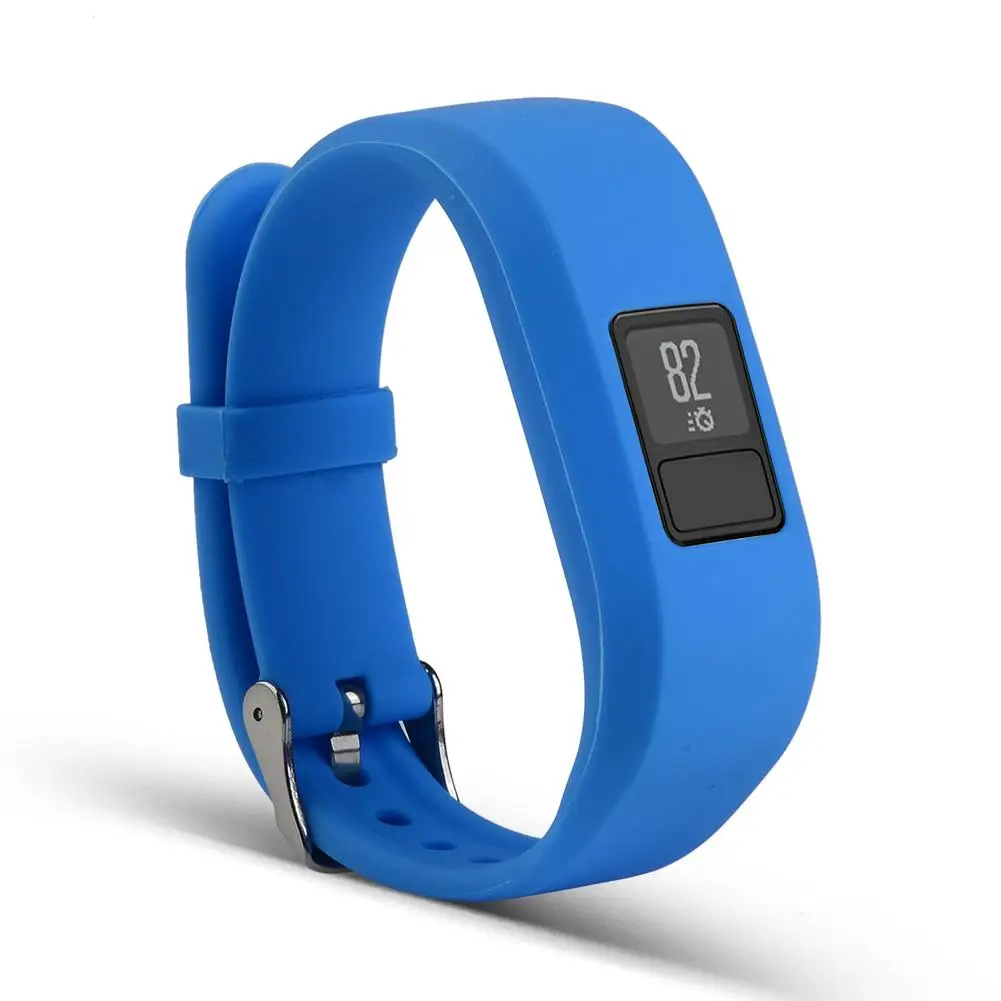 replacement sport smart wristband stainless steel wristband for vivofit3 tracker bracelet smart wearable device accessory blue free global shipping