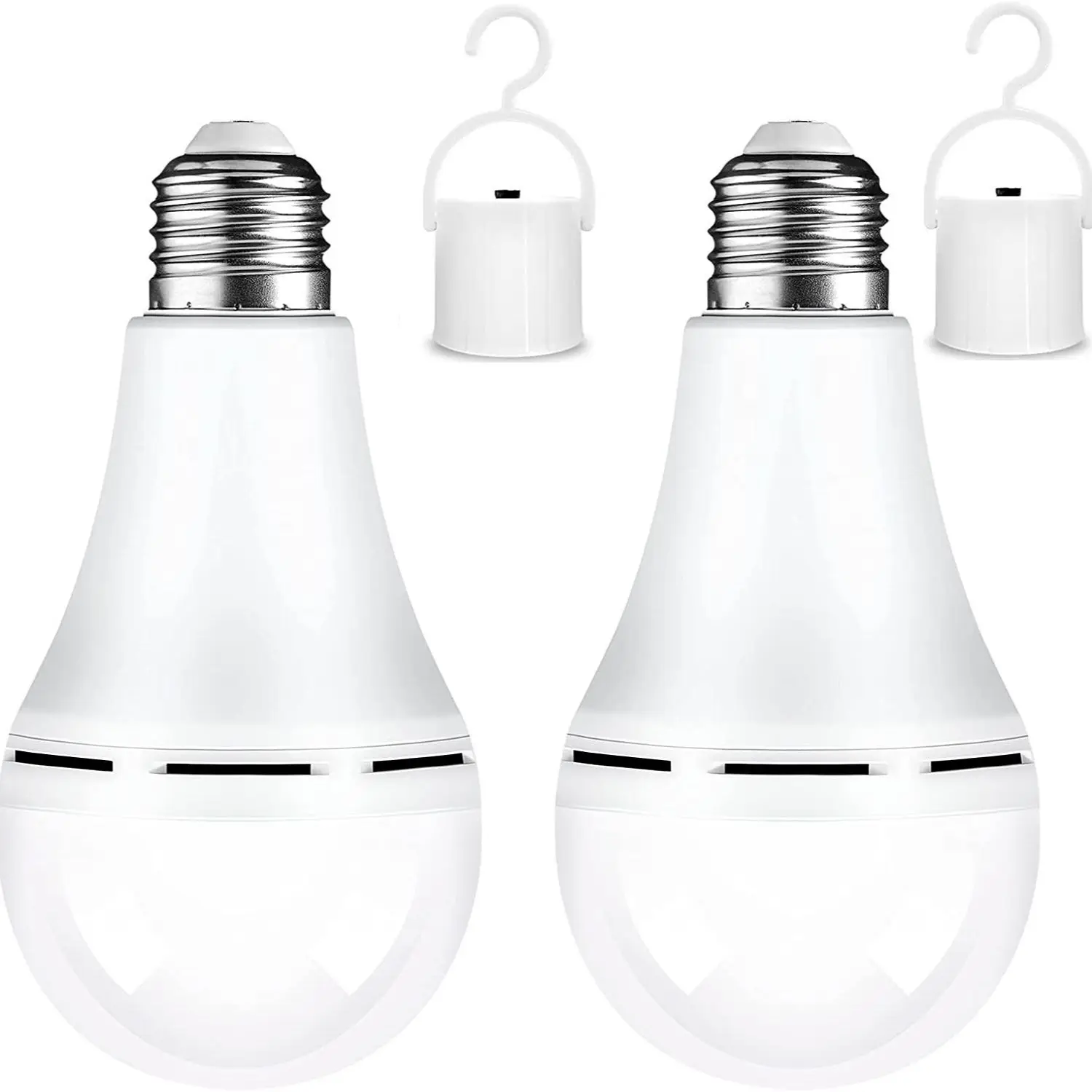 2pcs Emergency Rechargeable LED Light Bulb 9W 12W Portable Lamp Hook Smart Flashlight Water ON E27 When Power Failure | Освещение