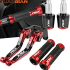 Рычаги сцепления тормоза для мотоцикла HONDA GROM MSX 125 2014-2017 2016 2015, 78 дюйма, 22 мм, руль руля, рукоятка, заглушки, штекер MSX125