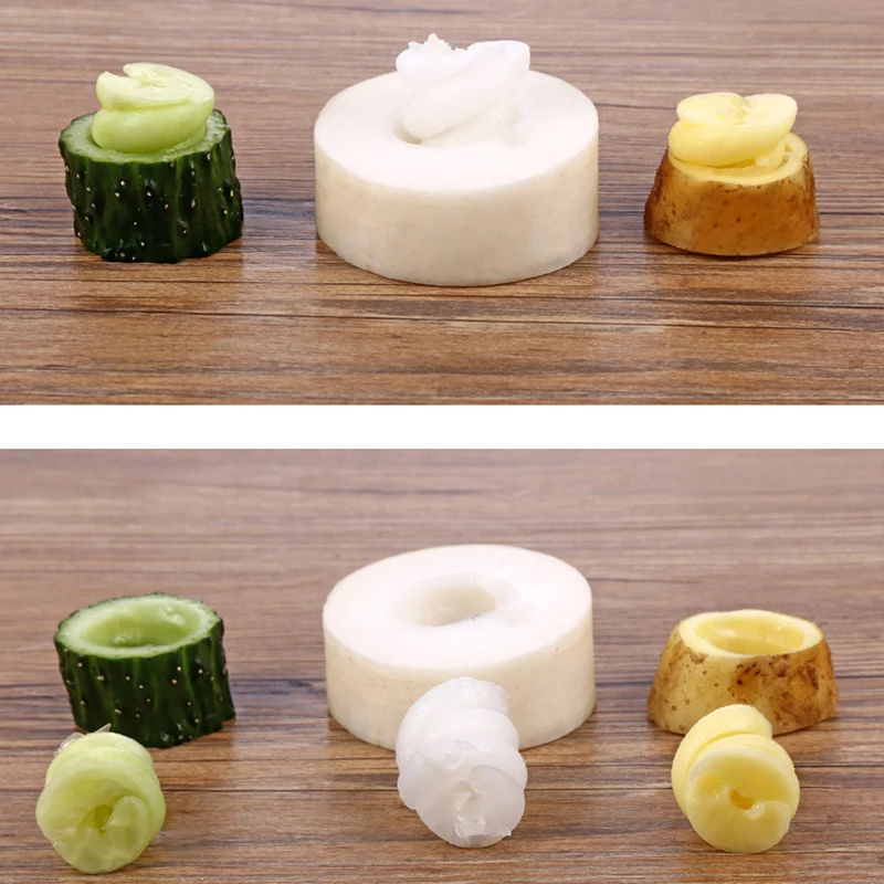 1 шт. спиральный нож для овощей инструмент резьбы измельчитель картофеля моркови