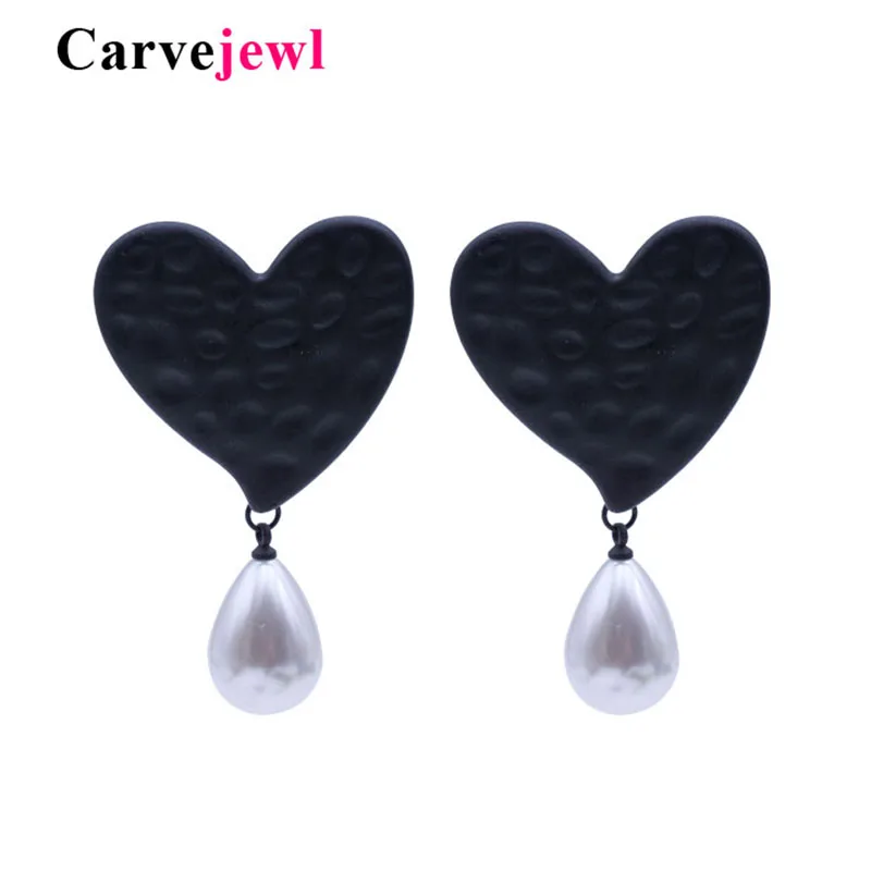 Carvejewl жемчужные серьги индивидуальные большие подвески с искусственным жемчугом
