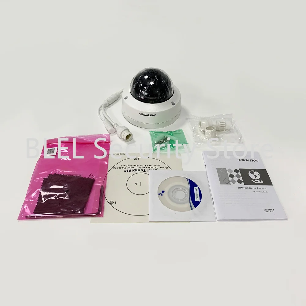 Hikvision Original IP Camera 8MP IR Fixed Dome DS-2CD2185FWD-I Network POE H.265 Updatable CCTV security IP67 | Безопасность и