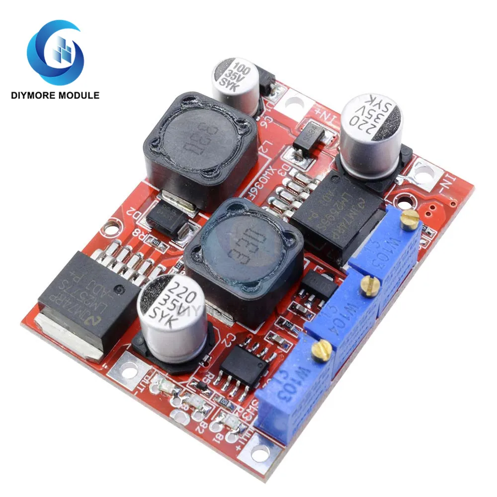 LM6019 LM2596S модуль преобразователя солнечной энергии DC-DC понижающий повышающий