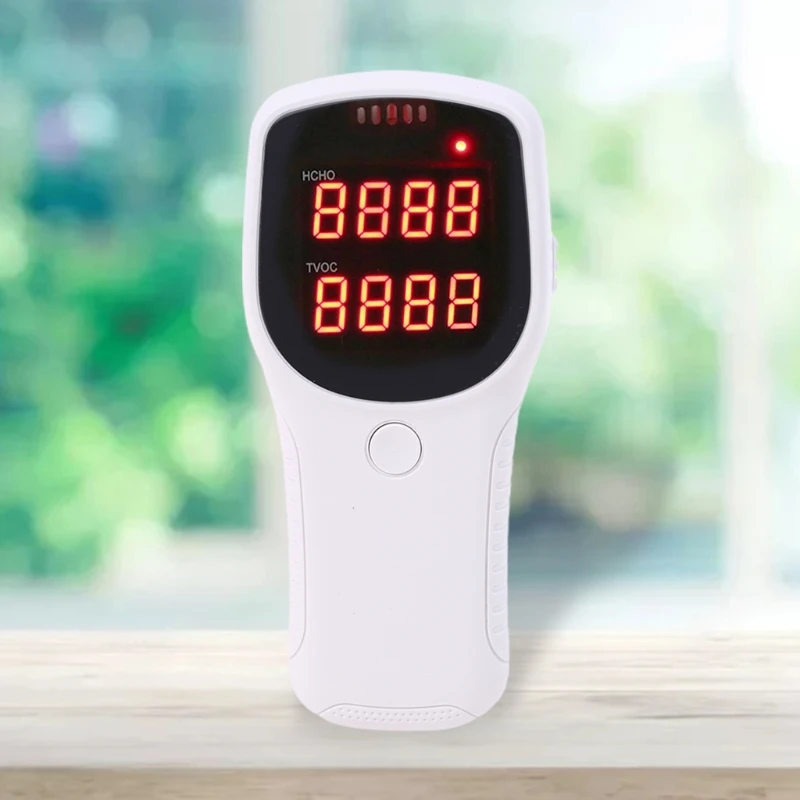 

Home Digital LED Display Analyzer Office Meter Tester Accurate HCHO TVOC 3D Convection Monitor Air Quality Detector