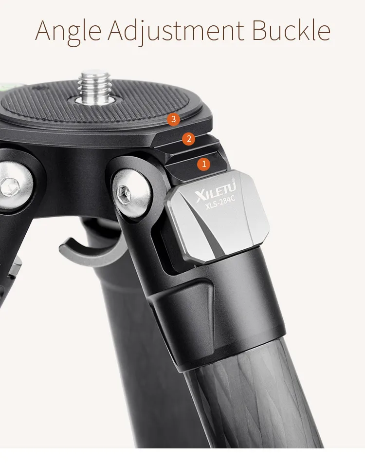 XILETU XLS-284C+ G44 Профессиональная фотография Штатив из углеродного волокна 360 градусов панорамная шаровая Головка Для Dslrs камер