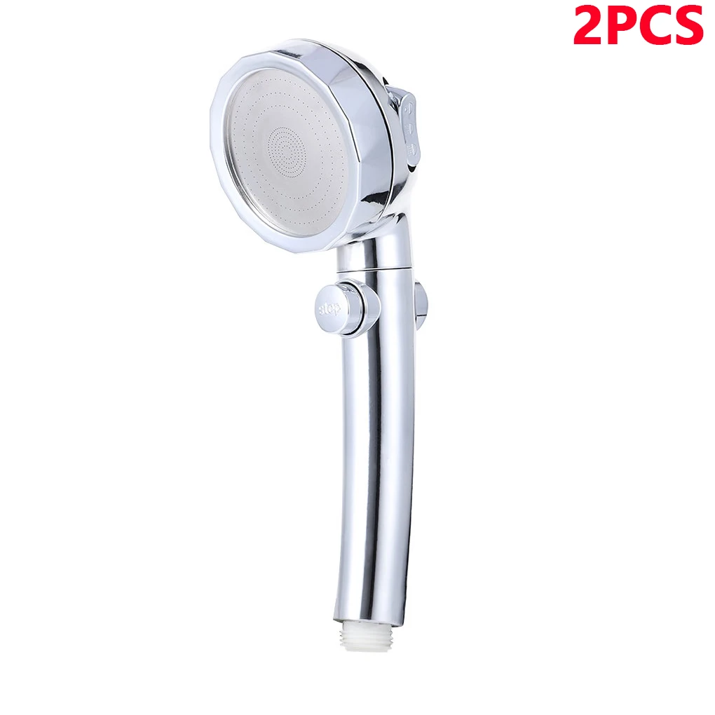 

2pieces Shower Sprayer High Pressure Shower Head Adjustable ABS Bath Sprayer Bathroom Accessory