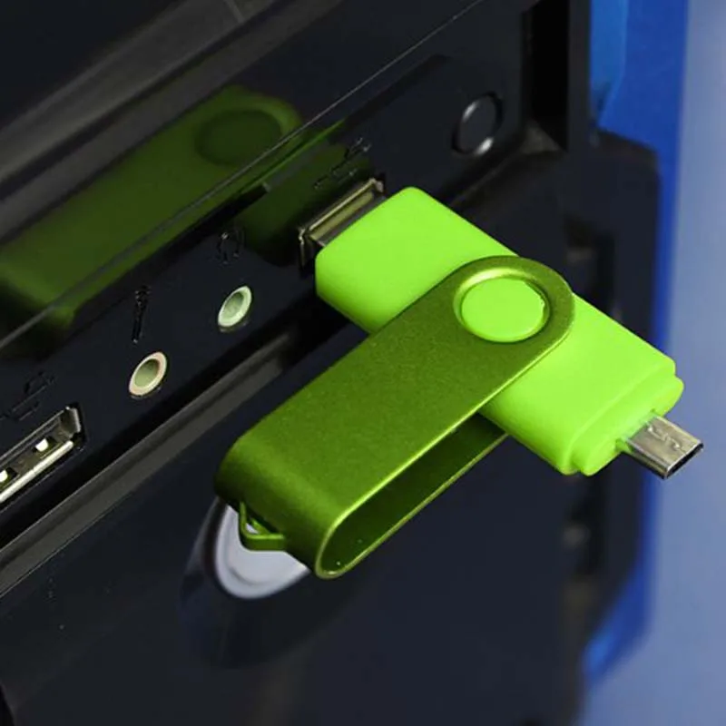Micro USB флэш-накопитель карта памяти OTG для телефона зеленого цвета | Хранение