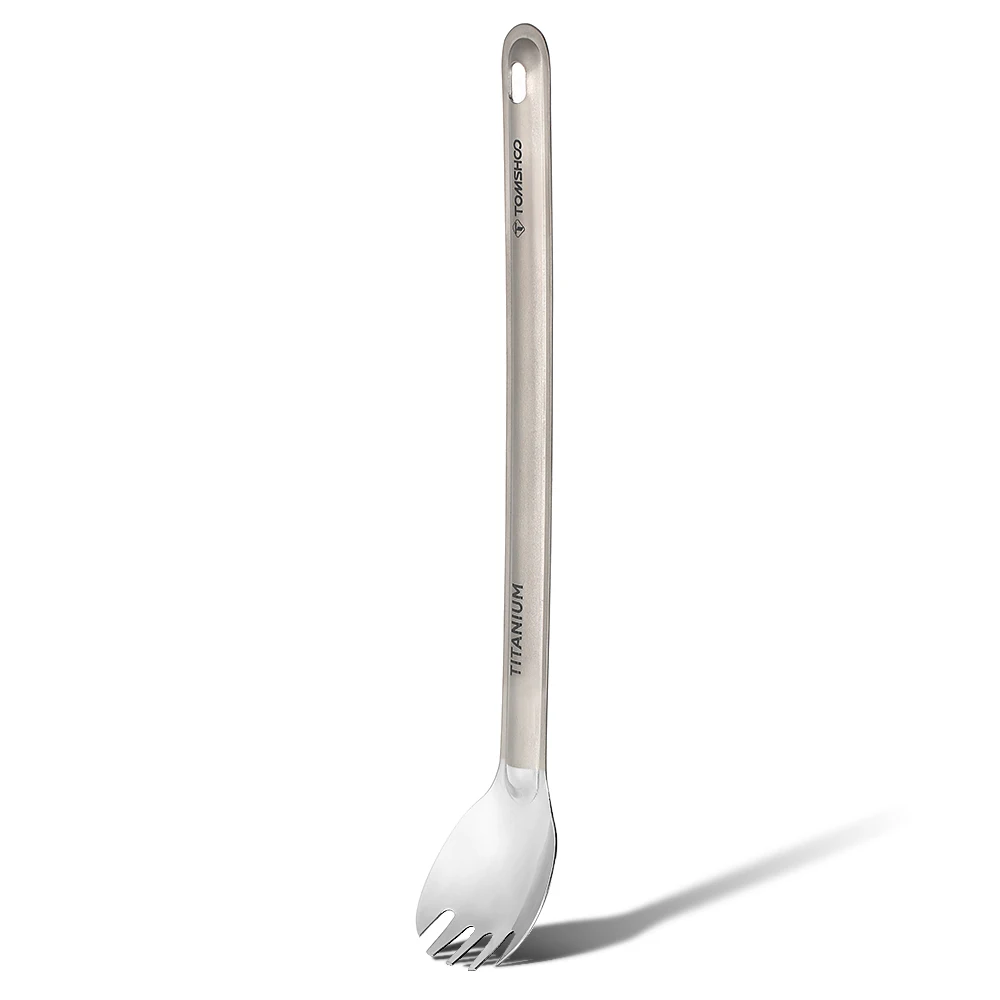 Титановая Складная ложка Spork нож для резки легкий ужин на открытом воздухе спортивная посуда для путешествий кемпинга альпинистская вкладка дорожные наборы