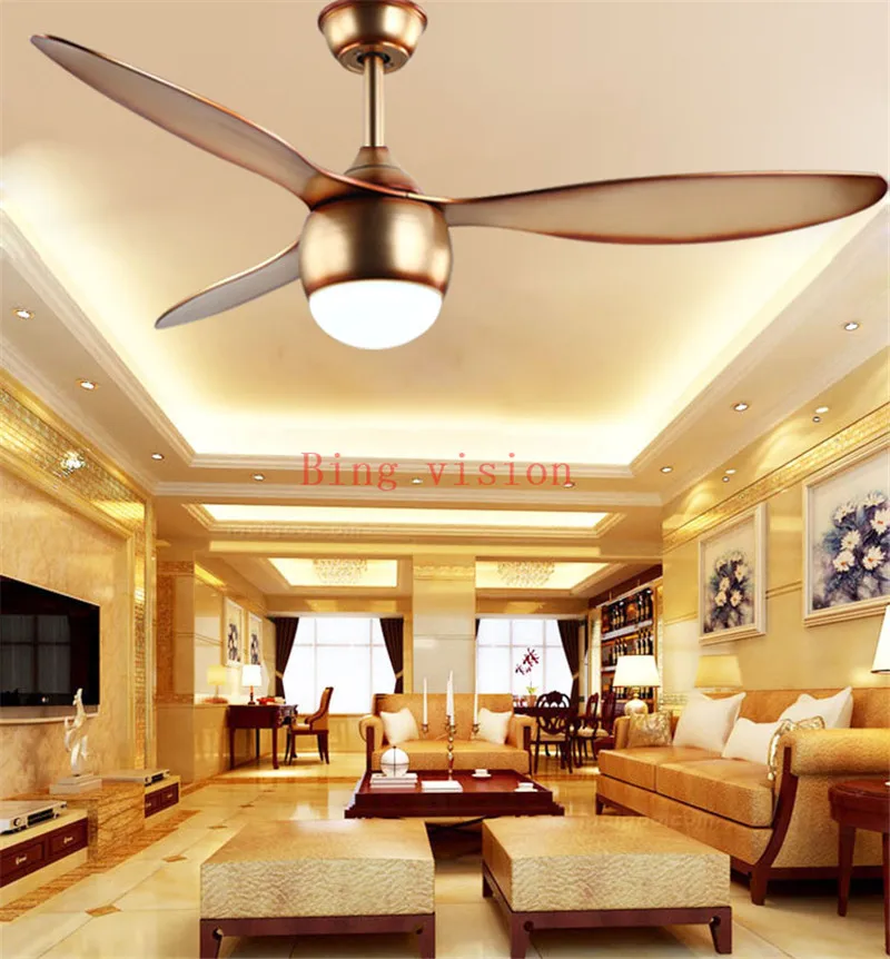 Роскошный коричневый Винтаж потолочный вентилятор с светильник s удаленный