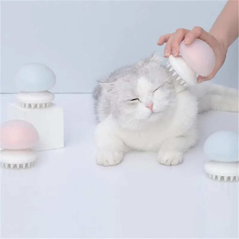 Пушистый хвост Медузы Массажер для домашних животных расческа отрицательные