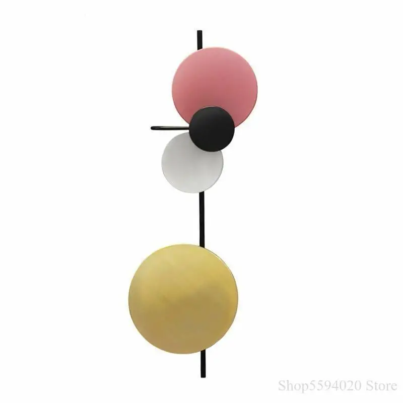 

Nordic Colour Luxury LED Wall Lights for Home Lustre Hotel Hall Iron Cafe Art Wall Sconce Light Loft Decor Living Room Wall Lamp