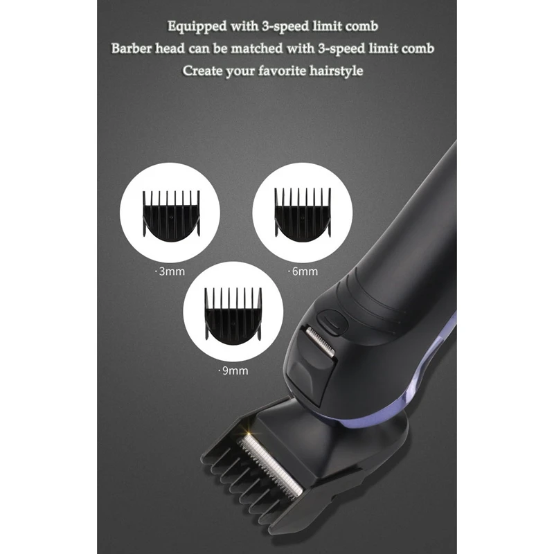 

Hot Electric Razor Wet Dry 4D Electric Shaver for Men Beard Hair Trimmer LCD Display Rechargeable Rotary Shaver