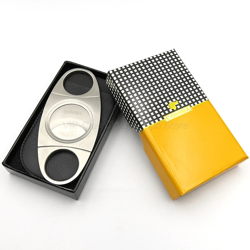 COHIBA резак для сигарет диаметр отверстия 30 мм двойные металлические лезвия