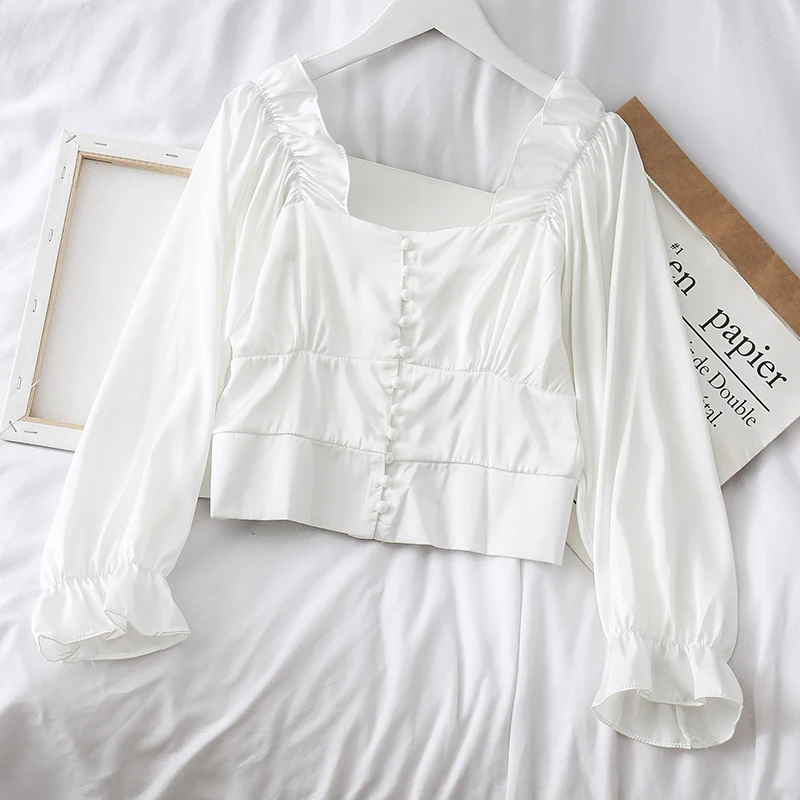 Блузка для женщин топы Сезон весна-лето Футболка женская одежда 2021 в Корейском