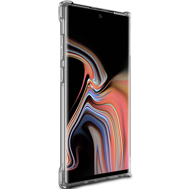 Чехол IMAK Airbag ДЛЯ samsung Galaxy Note 10 Plus, мягкий ТПУ Силиконовые прозрачные чехлы