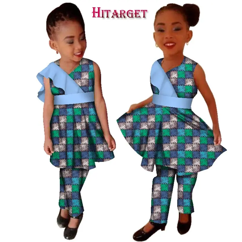 Новые африканские платья и брюки для девочек|african bazin|african clothingdashiki african |