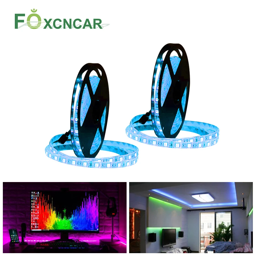 RGB Светодиодная лента для кухни под шкафом освещение Luces светодиодный Decoracion Dormitorio