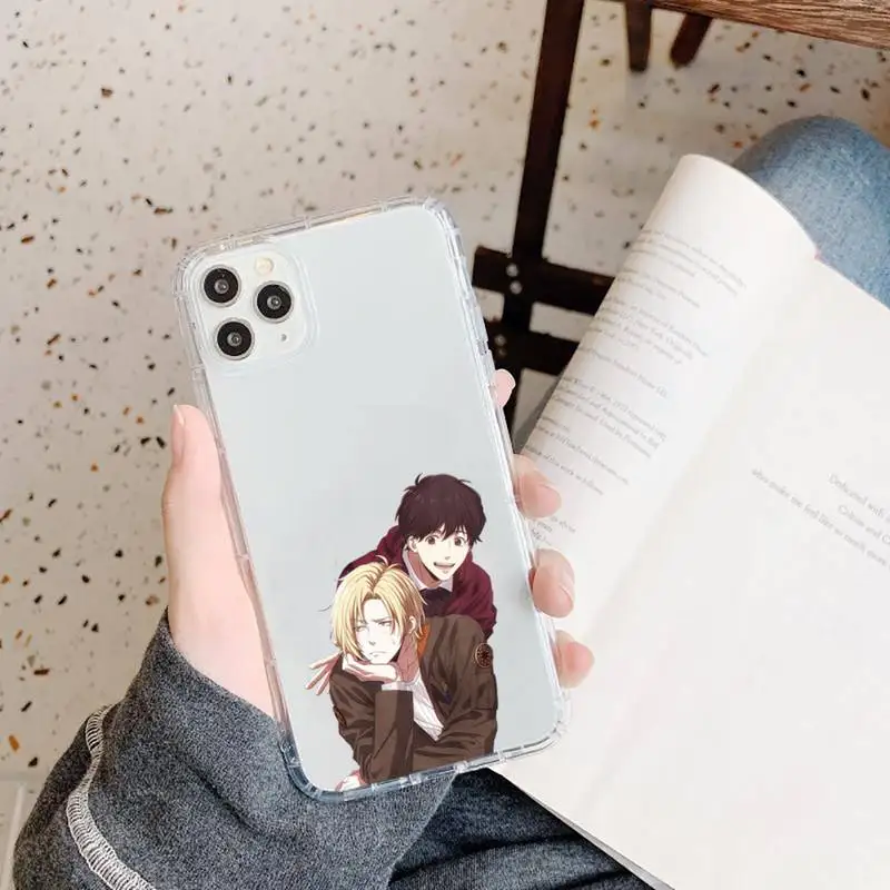 

Japan anime Banana Fish Phone Case Transparent soft For iphone 5 5s 5c se 6 6s 7 8 11 12 plus mini x xs xr pro max