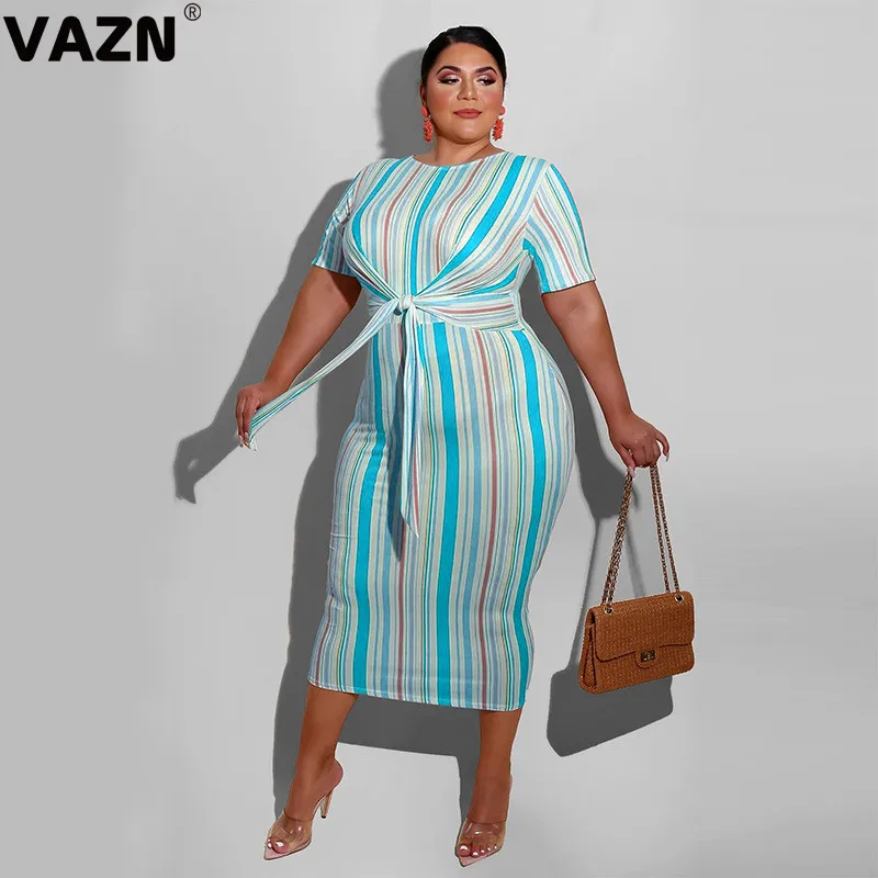 VAZN специальное платье-футляр 2020 летнее Сексуальное Женское Платье в синюю и