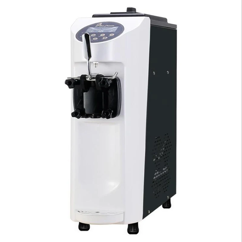 

Commercial Electric Desktop 18L/H Small Soft Serve Ice Cream Machine 3 Flavors Ice Cream Maker With Forecooling Preservation