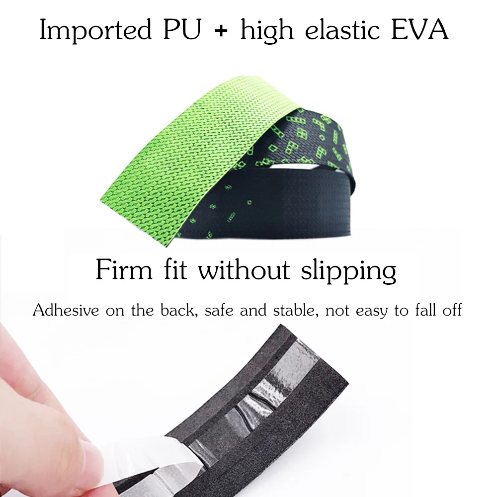 Лента для руля дорожного велосипеда Антивибрационная изогнутая руль из ЭВА и