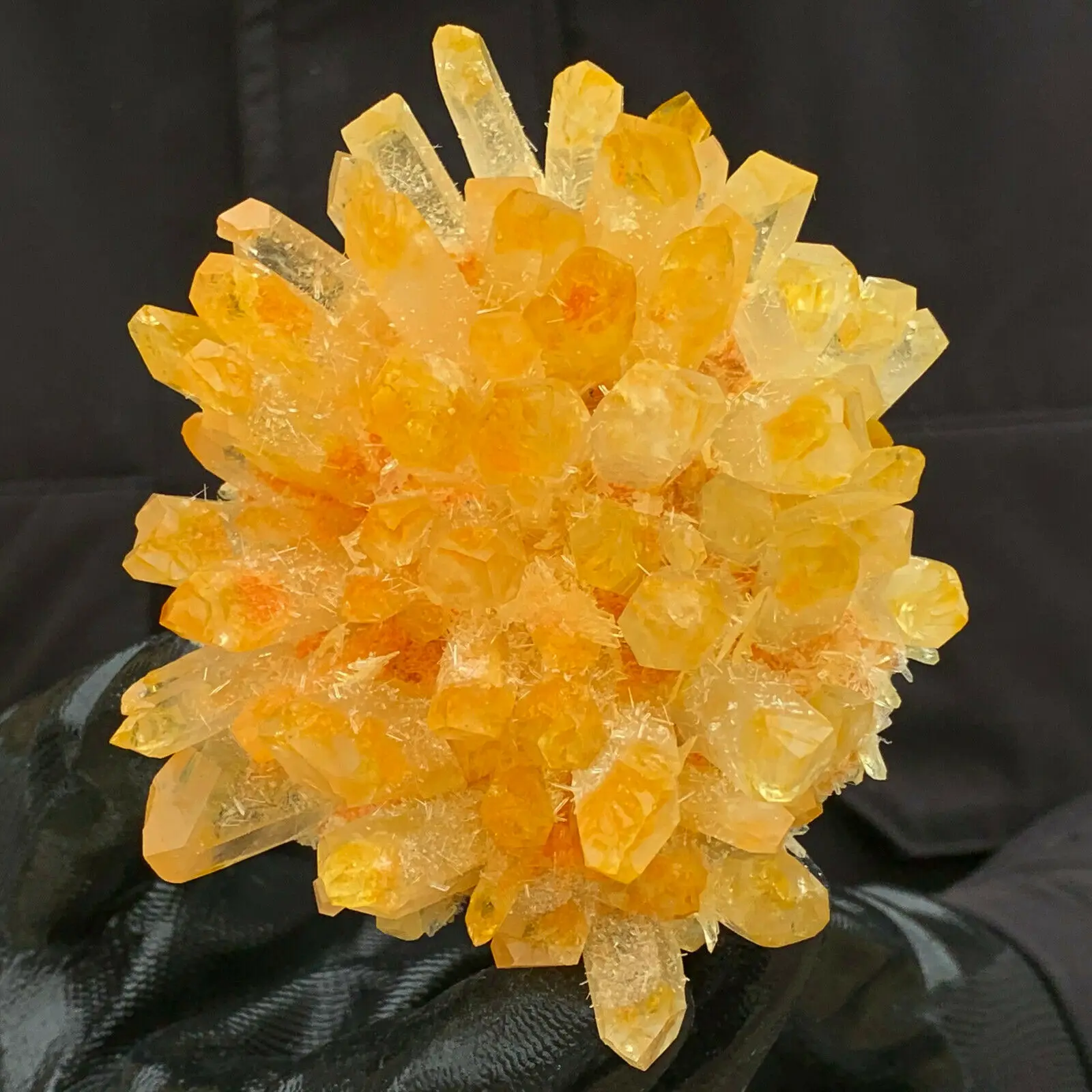 

Natural Yellow Ghost Phantom Quartz Crystal Cluster Healing Specimen home decoration office living room crystal decora