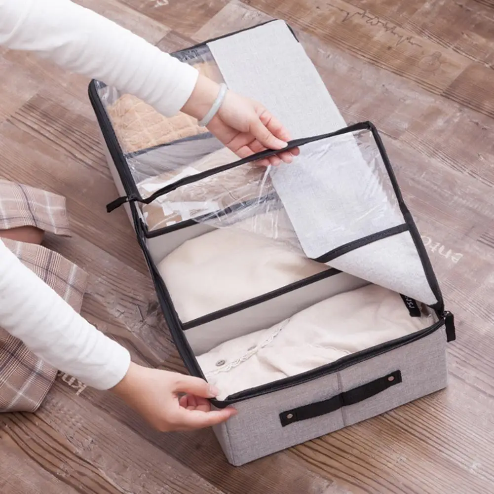 

Underwear Socks Bra Separator Storage Box Dust Proof Wardrobe Drawer Organizer