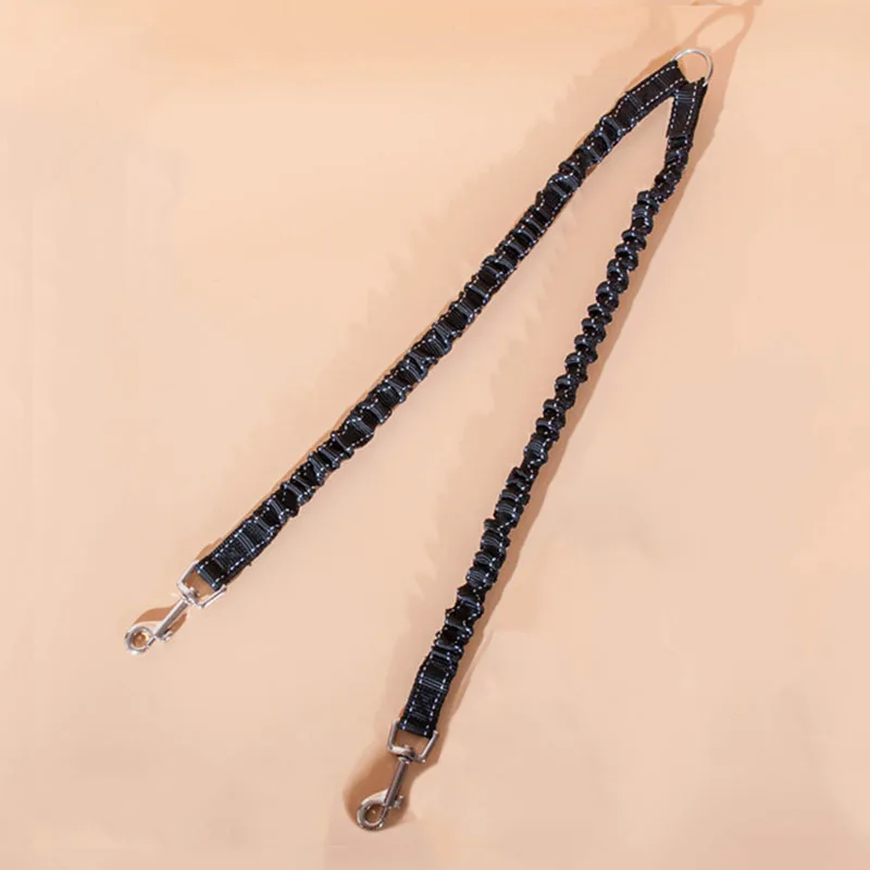 Простой двойной телефон не спутывающийся поводок для двух собак и разветвитель