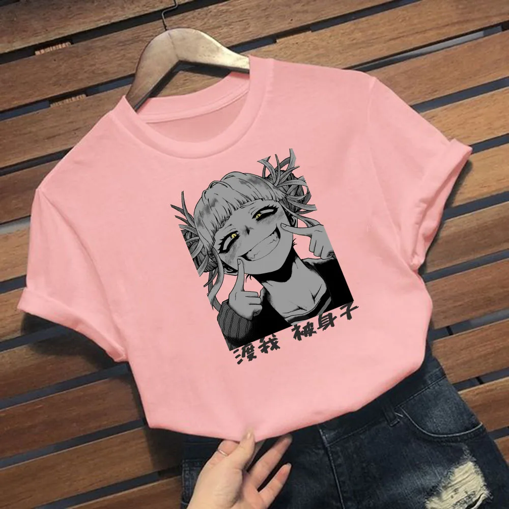 Мужская футболка с коротким рукавом милая летняя в стиле аниме my hero academia Тога