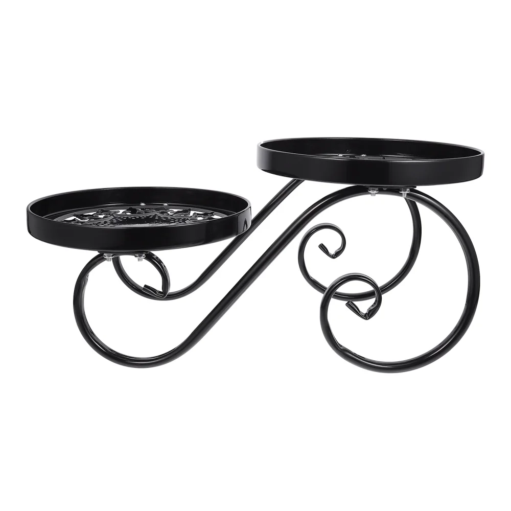 

1Pc European Style Balcony Flower Rack Plant Holder Flower Storage Rack