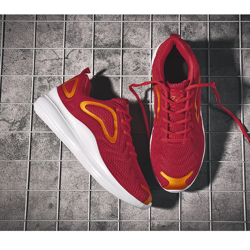 

Men Casual Shoes Men Sneakers Breathable Fashion Men Shoes Lace Up Sweat-Absorbant Walking Shoes Plus Size 39~47