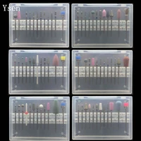 12pc 332 nail drill bit set nail files electric machine for manicure rotate burr polishing tools cutters manicure accessory