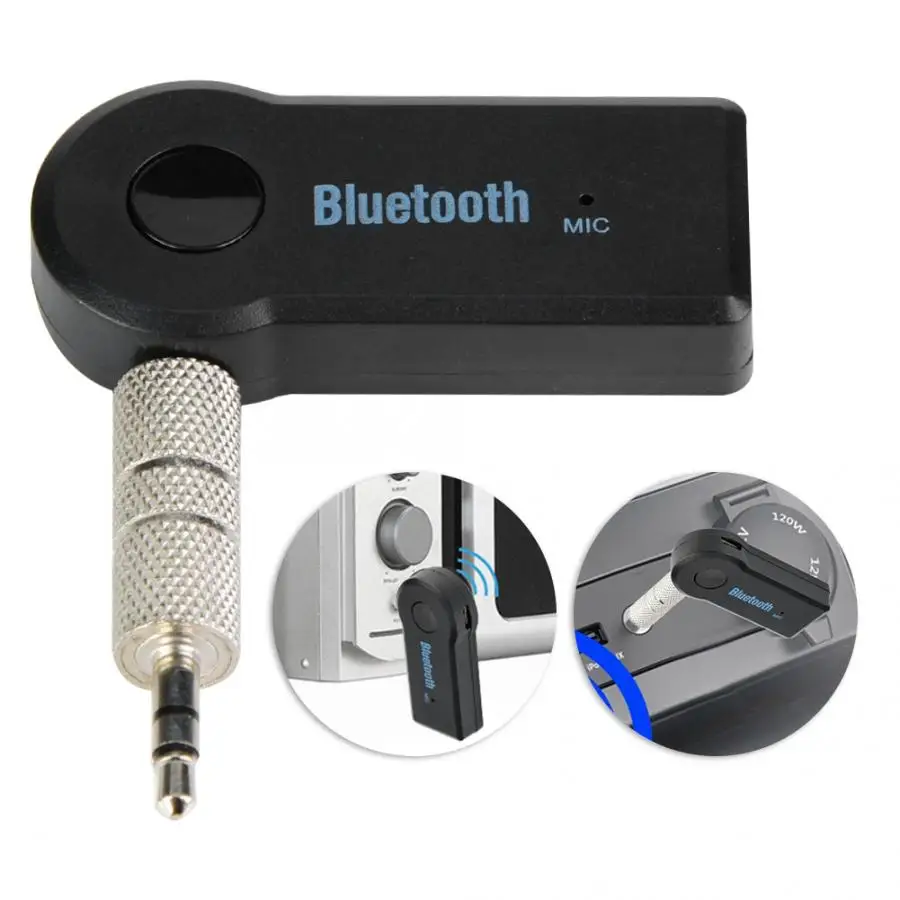 Автомобильный комплект громкой связи Bluetooth 3 5 мм беспроводной аудио музыкальный
