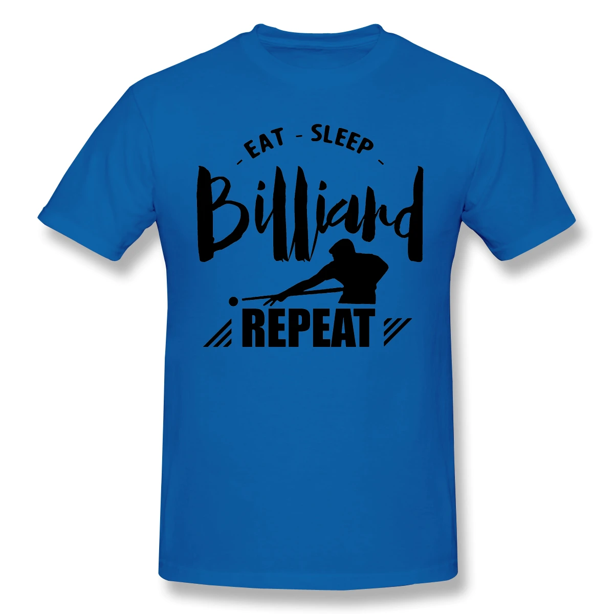 

Billiard 2020 New Arrival T-Shirt Billiard Black Crewneck Cotton for Men