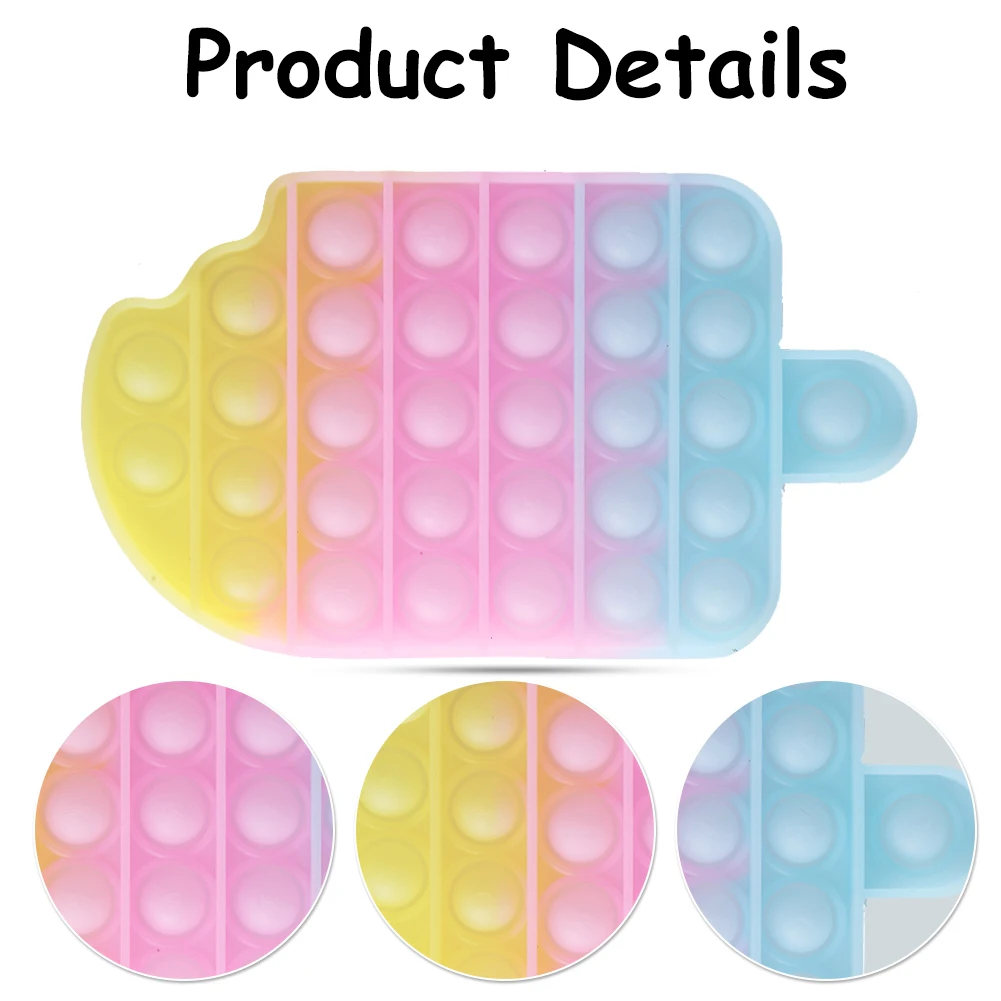 

Push Bubble Sensory Fidget Toy Box simple dimple Figet Stress Reliever Toys Adult Child Funny Anti Stress Reliver