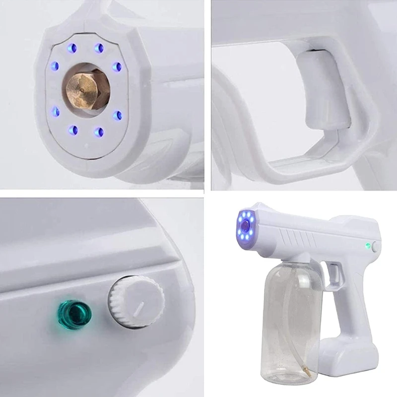 

Electrostatic Sprayer Fogger Machine, Handheld Rechargeable Nano Fine Mist Adjustable Atomizer, 800mL Electric Cordle Retailsale