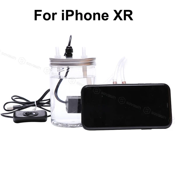 for iPhone xr PUBG пусковых кнопок для iphone Медь лист водяного охлаждения мобильный контроллер джойстика l1r1 для iphone x xs 6P 7 8P - Цвет: for iPhone xr