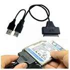 Кабель для жесткого диска 7 + 15pin Sata, Usb 2,0 A 2,5 Pulgadas, адаптер для жесткого диска для Sata Ssd и Hdd U1f2