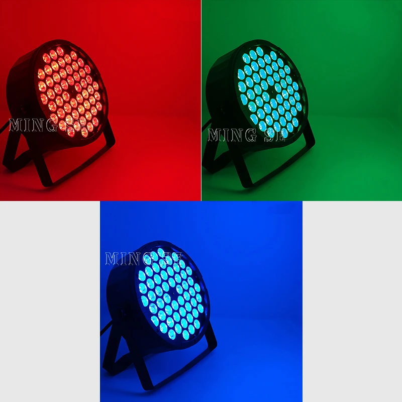 54X3W RGB 3in1 светодиодный Par Светильник 54*3 Вт DMX512 светодиодные лампы контроллера