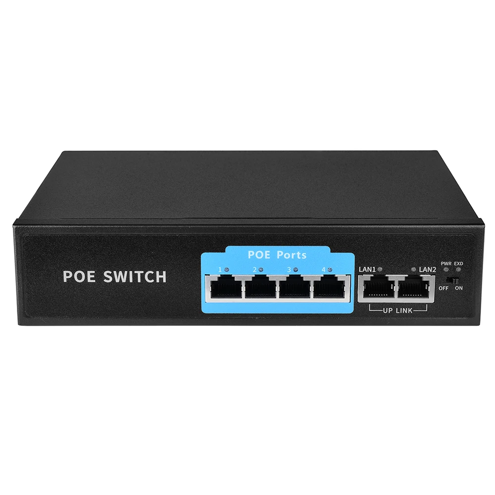 Коммутатор POE с портом 4/8 IEEE802.3af/at для Ip-камеры/беспроводной точки доступа/Wi-Fi