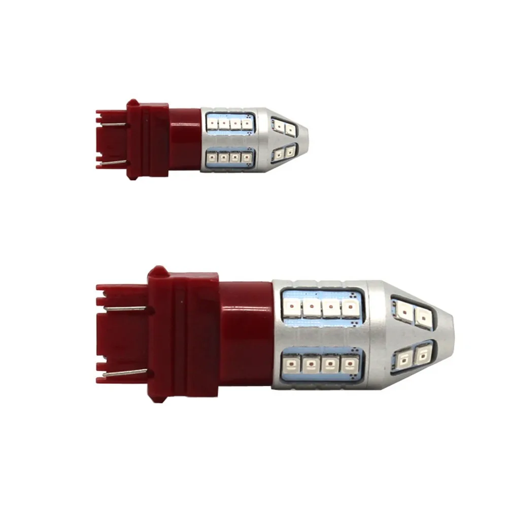 

2PCS LED Light Bulbs 3157 LED Light Parking Red Stop Universal Durable